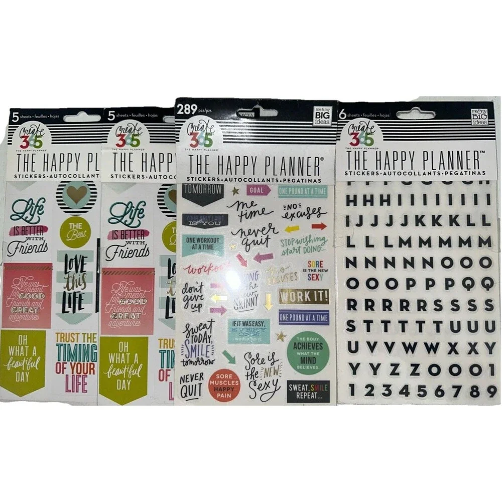 Happy Planner Sticker Lot Create 365